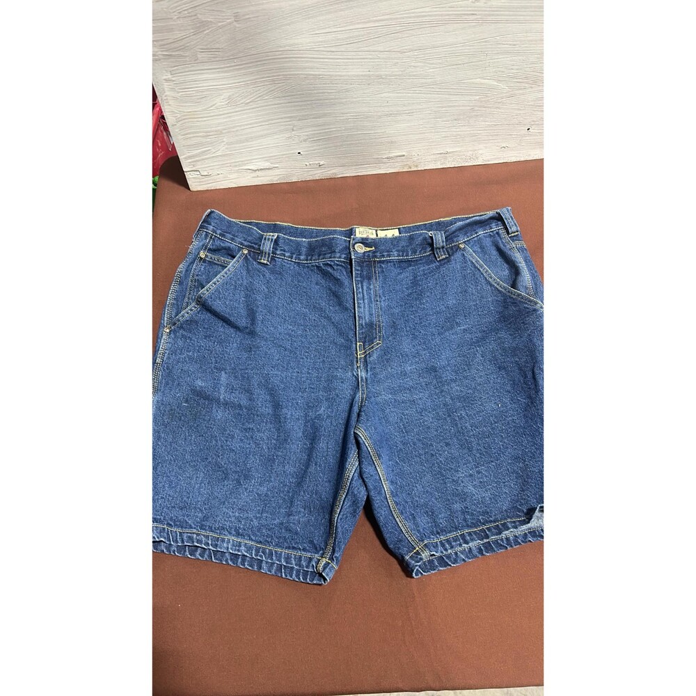Men's Blue Jean Carpenter Shorts Red Head Size 44